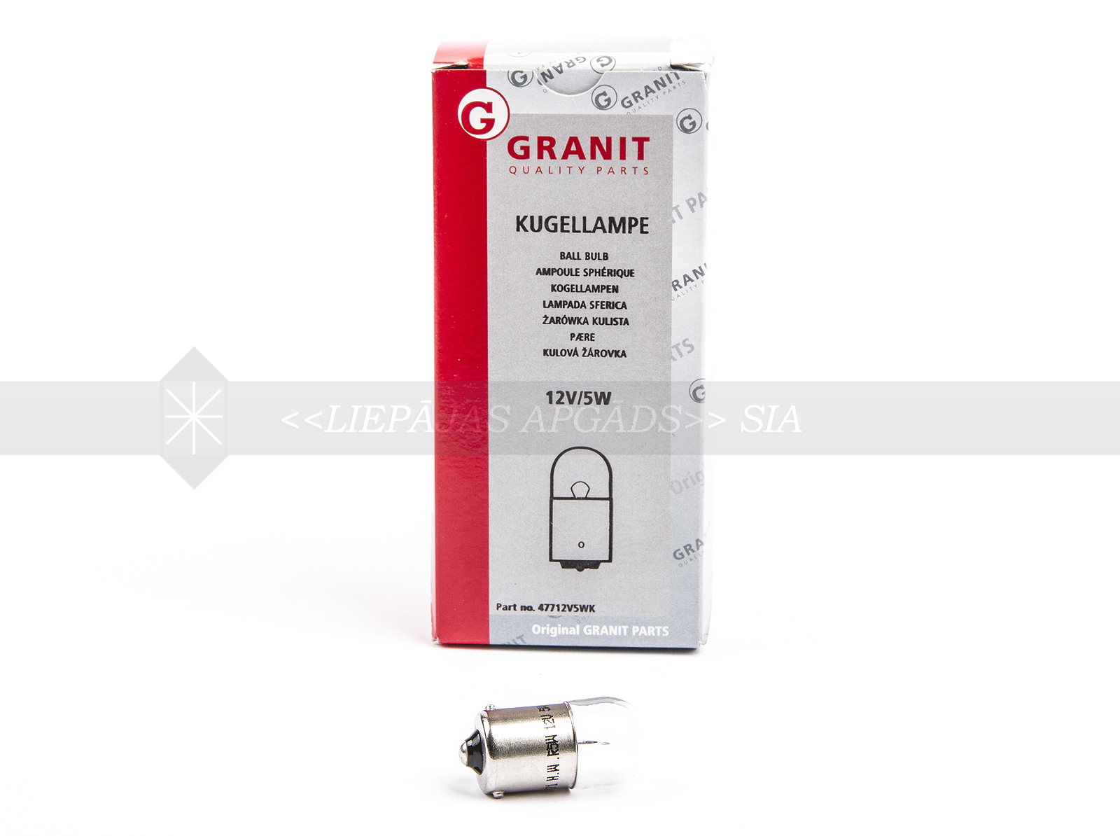AUTOLAMPA 12V5W