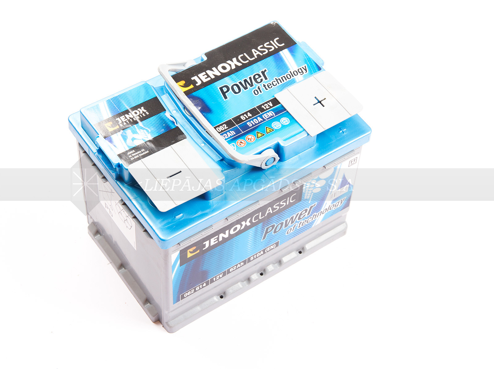AKUMULATORS 12V 62A/H JENOX 62614