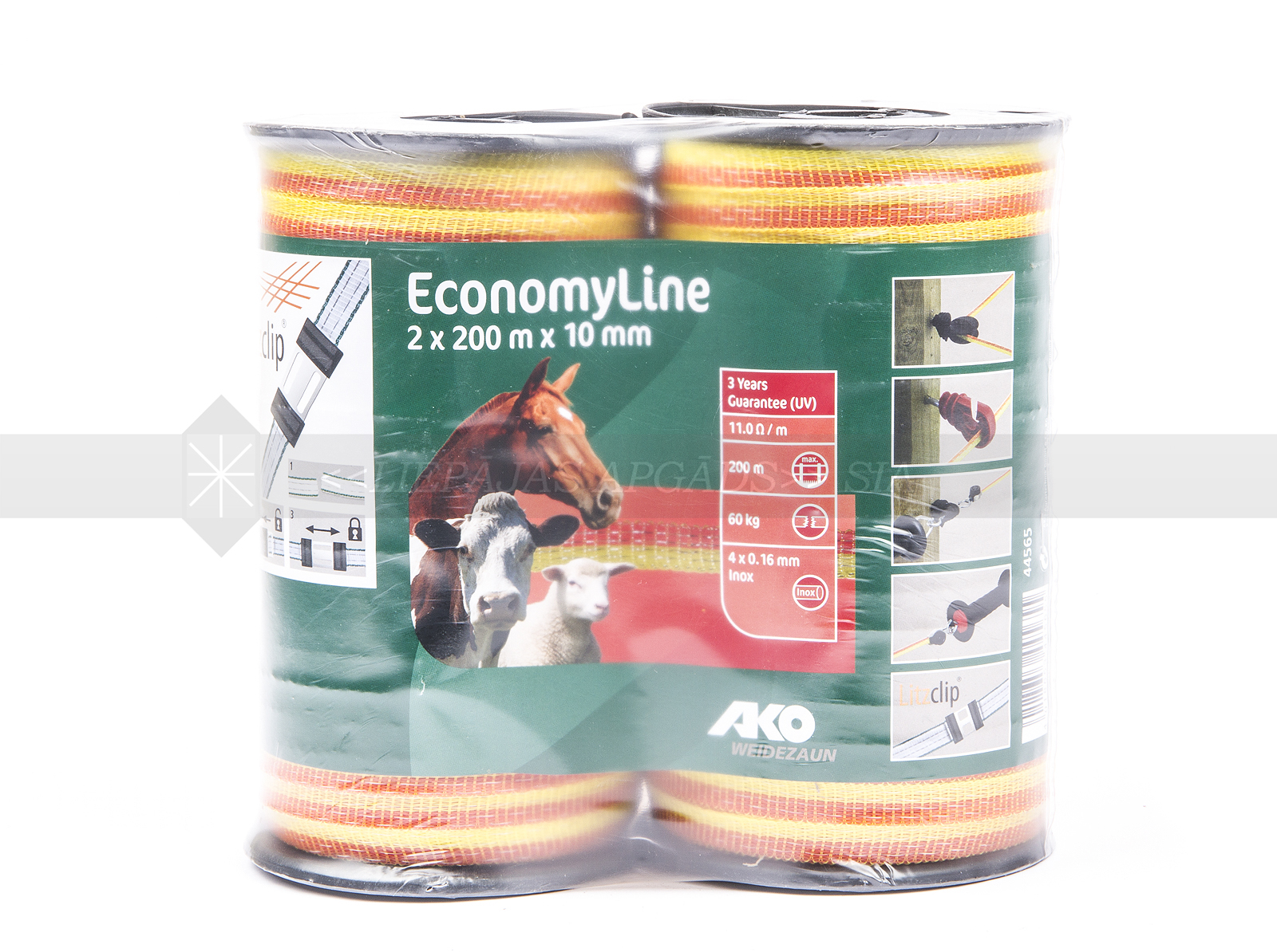 EL.GANA LENTE AKO Economy line 10MM/200M (ORANŽA 2GB K-TĀ)