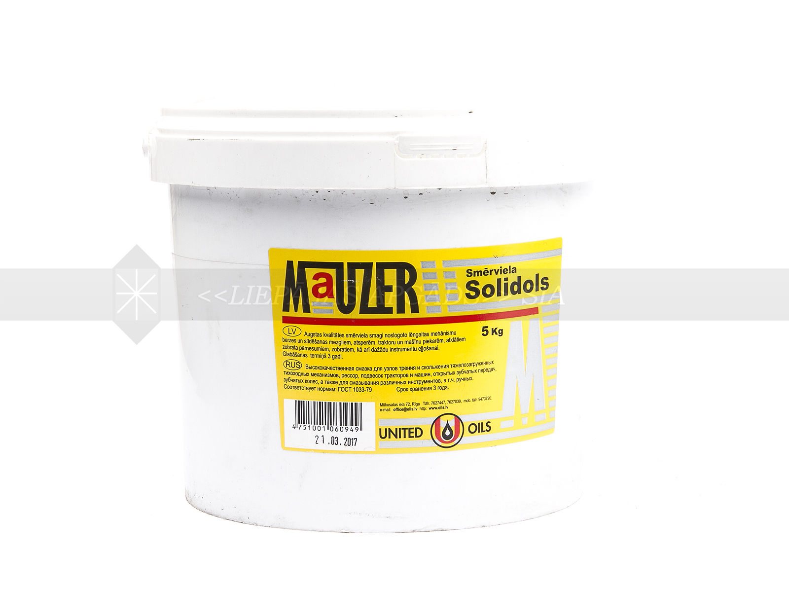 SOLIDOLS MAUZER 5KG