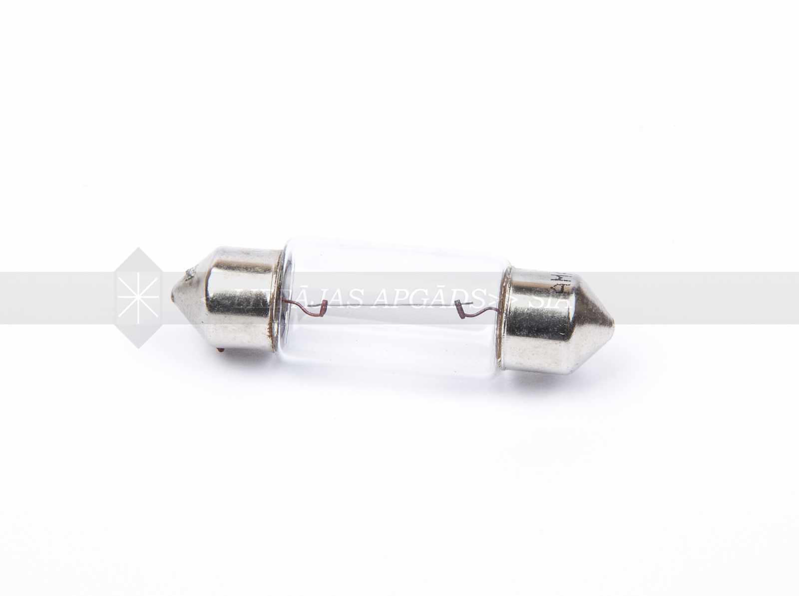 AUTOLAMPA 24V 10W SV8.5 11*36 (pirkstiņi)