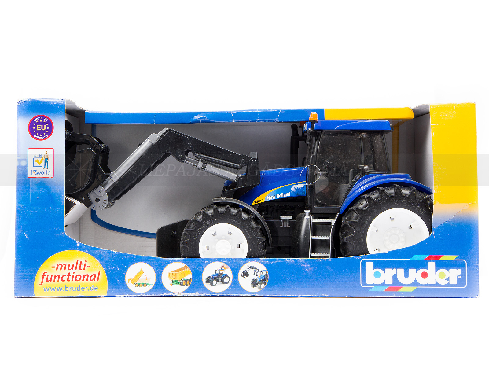TRAKTORS AR KAUSU NEW HOLLAND TG285